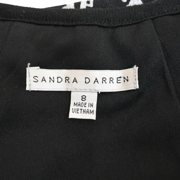 Sandra Darren Womens 8 A-Line Paisley Print Dress - Picture 7 of 9